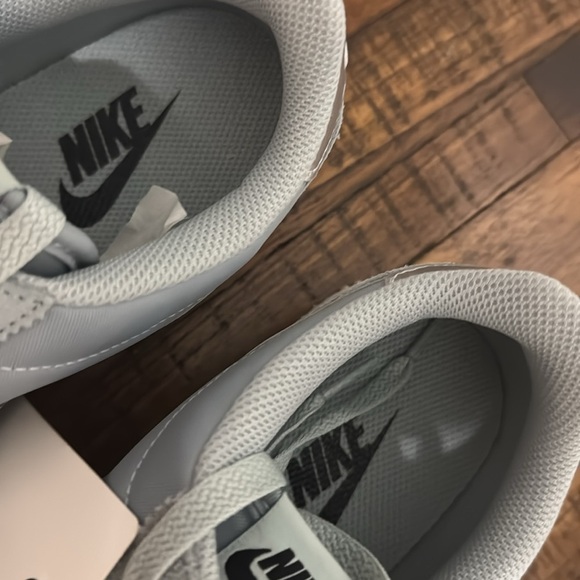 Nike Cortez Sneakers Shoes NWT Sustainable Textile Gray Pumice swoosh silver 8.5 - Picture 13 of 16
